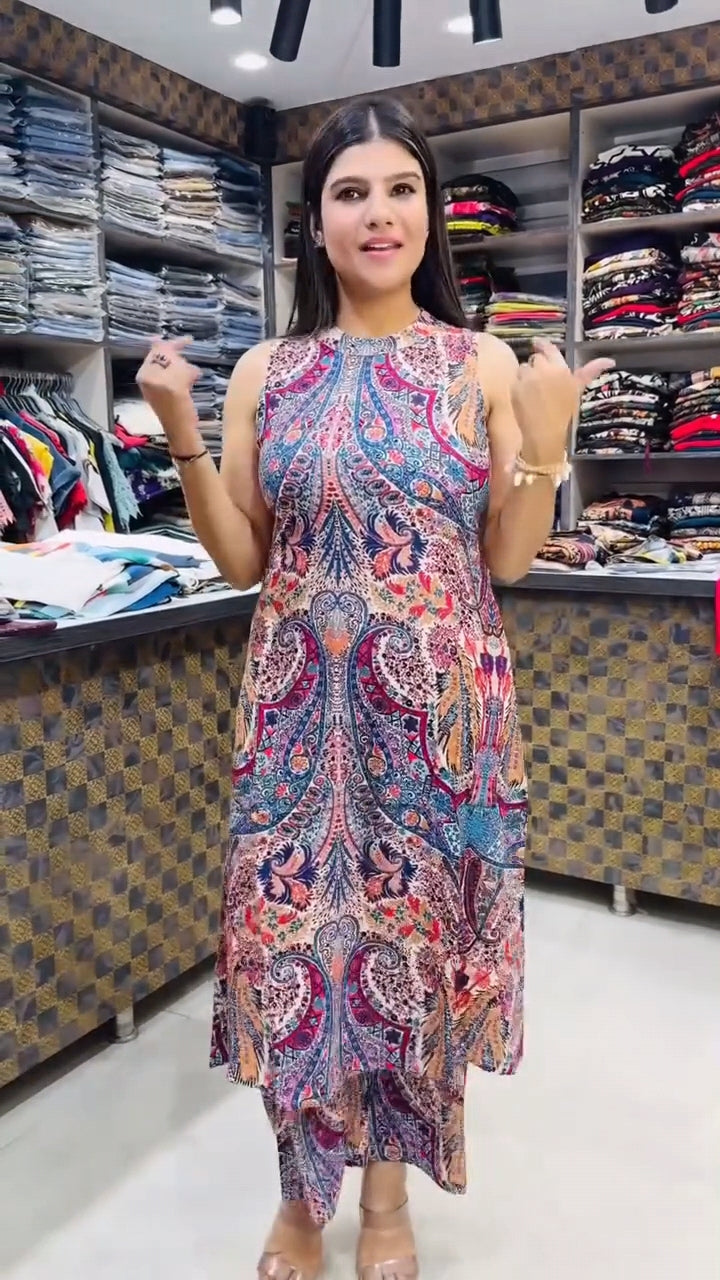 Boho Bliss Printed Kurta Set