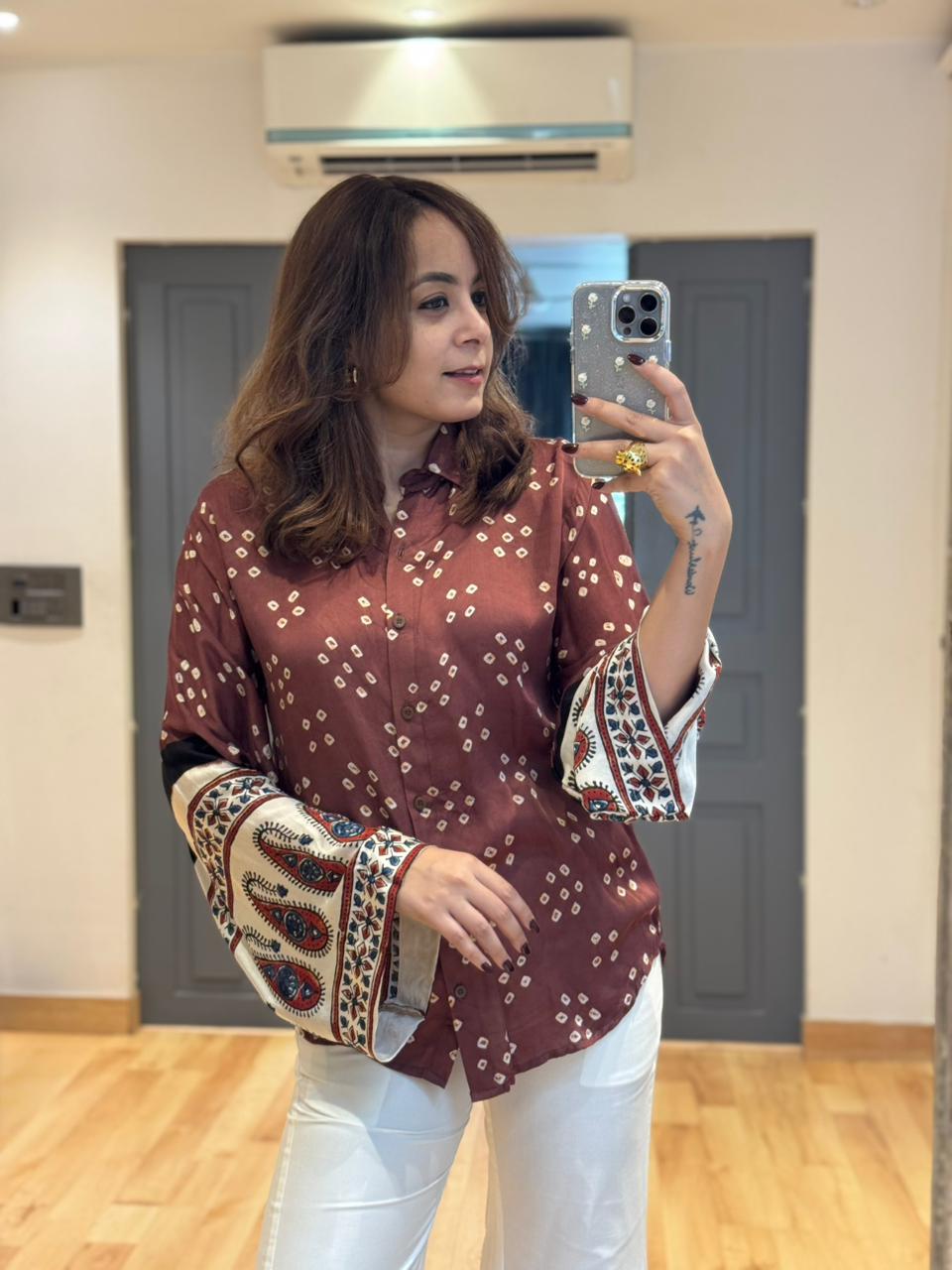 Bandhani Rabari Heritage Shirt