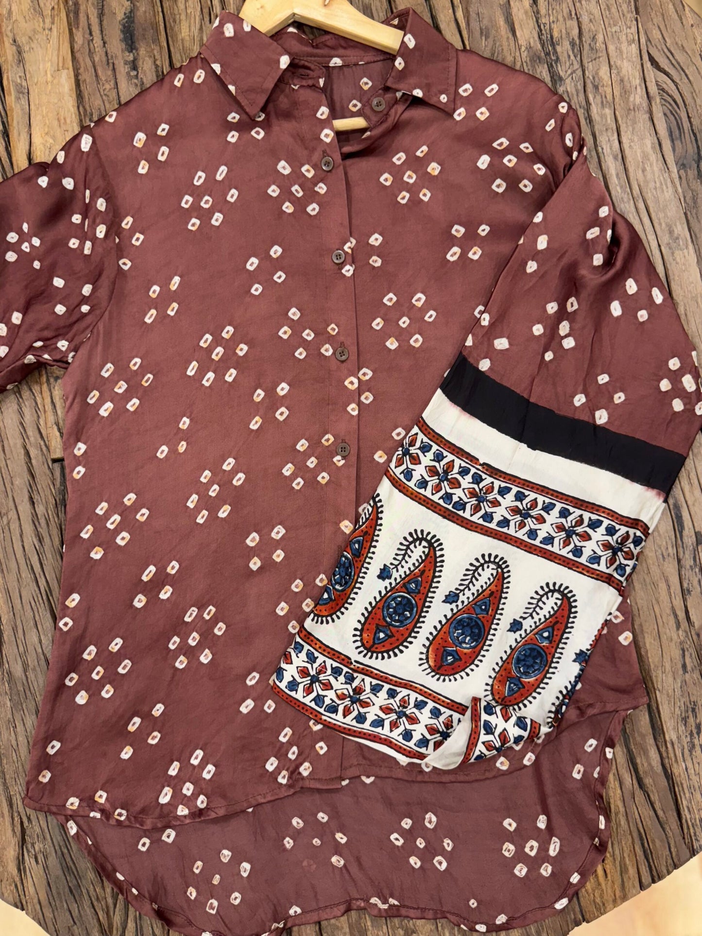 Bandhani Rabari Heritage Shirt