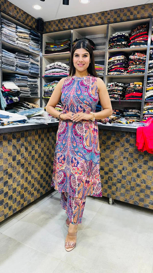 Boho Bliss Printed Kurta Set